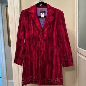 Allen Schwartz Candy Red Coat